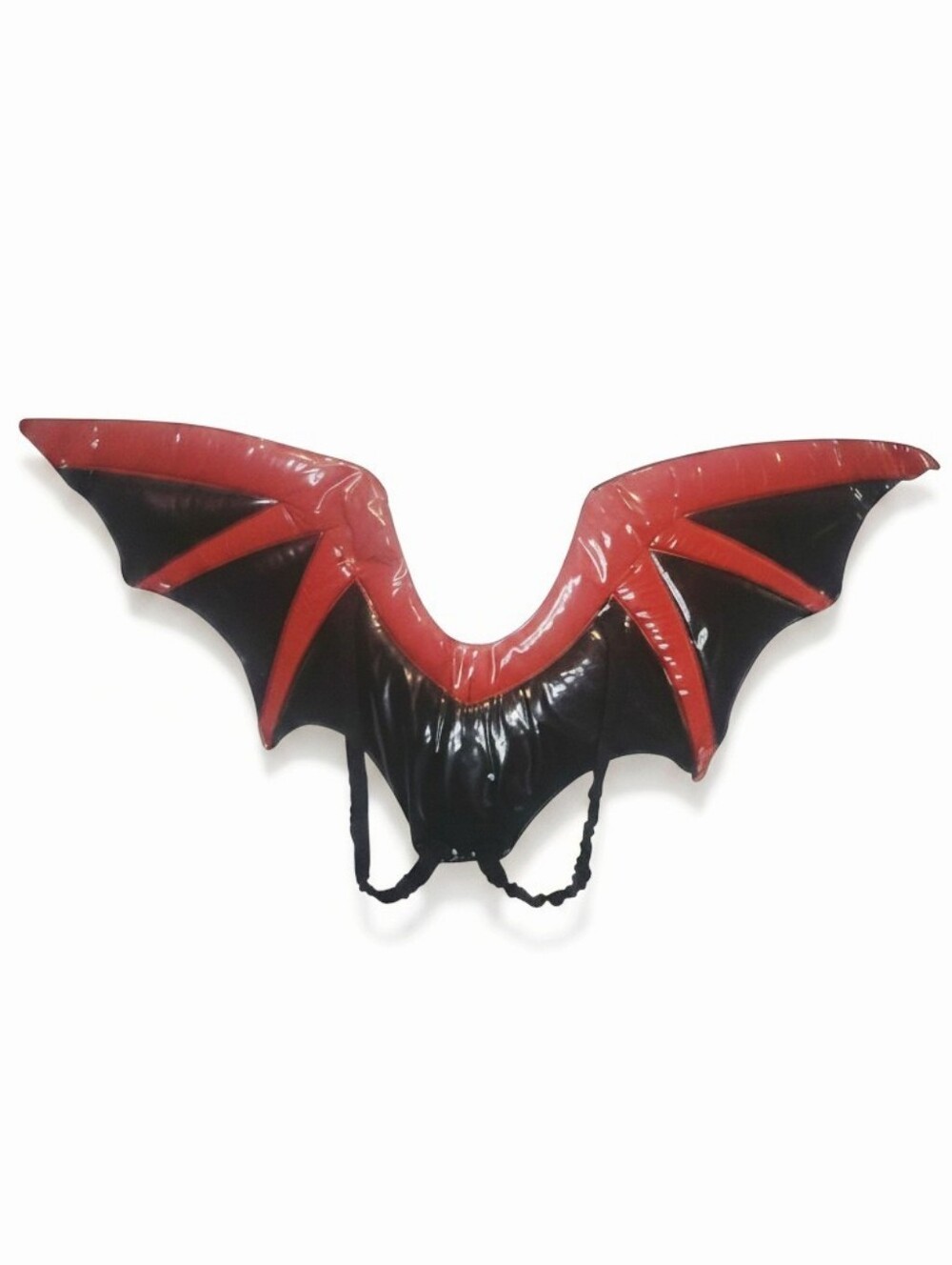 Red and Black Bat Wings Costume Accessory
